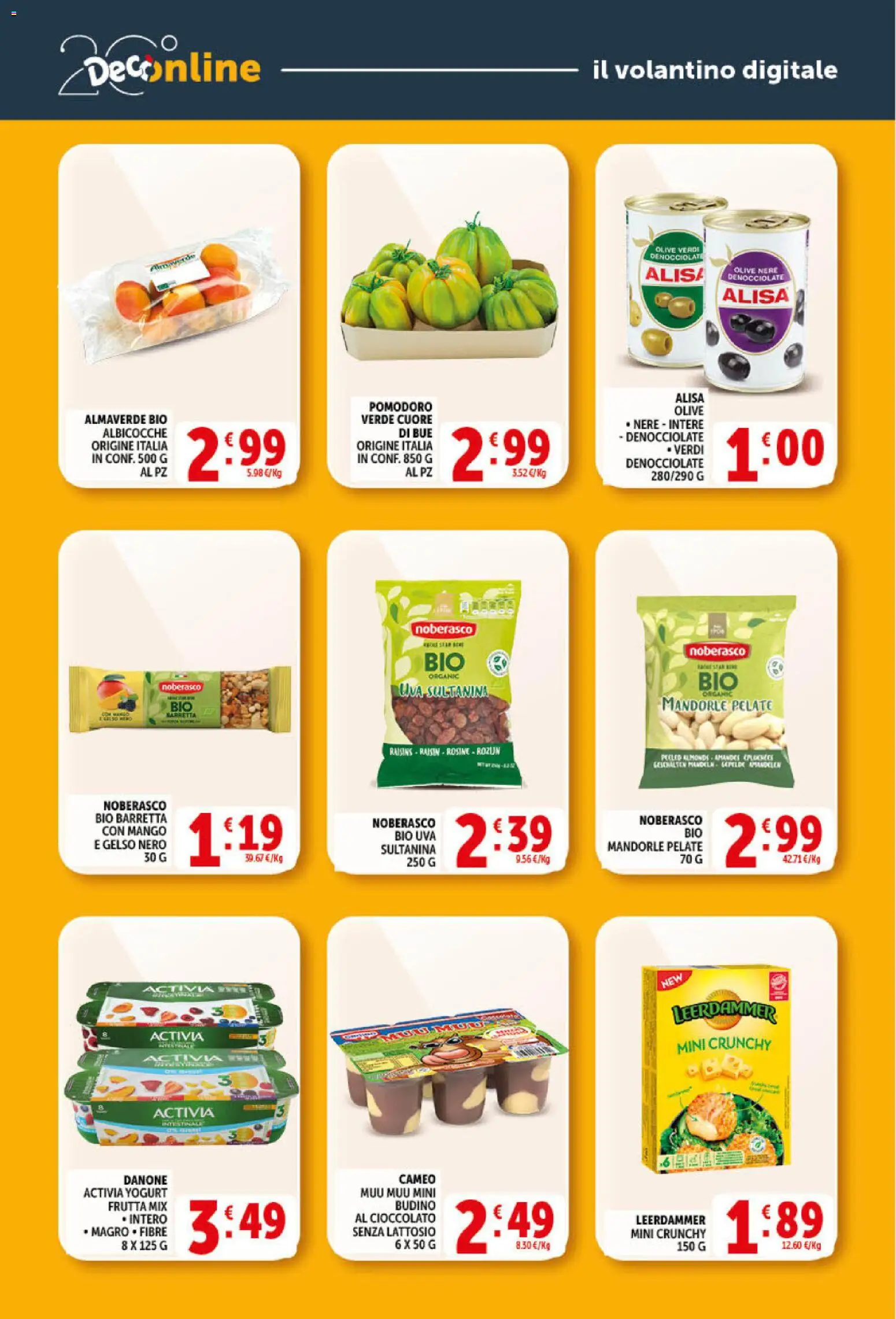 Volantino Decò del 29.05.2026 | Pagina: 22 | Prodotti: Yogurt, Olive, Barretta, Budino