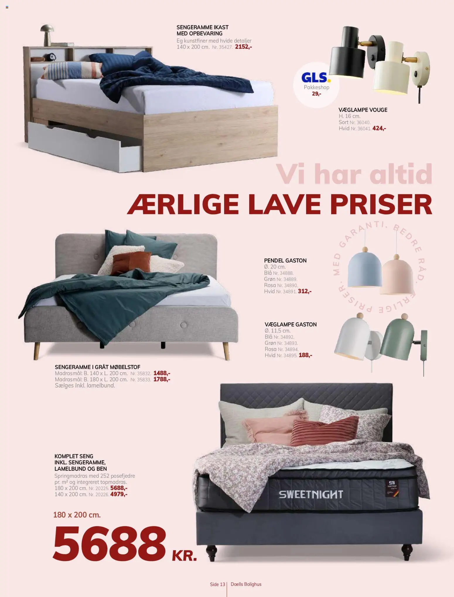 Daells Bolighus tilbudsavis – gyldig fra 10.06.2026 | Side: 13 | Produkter: Seng