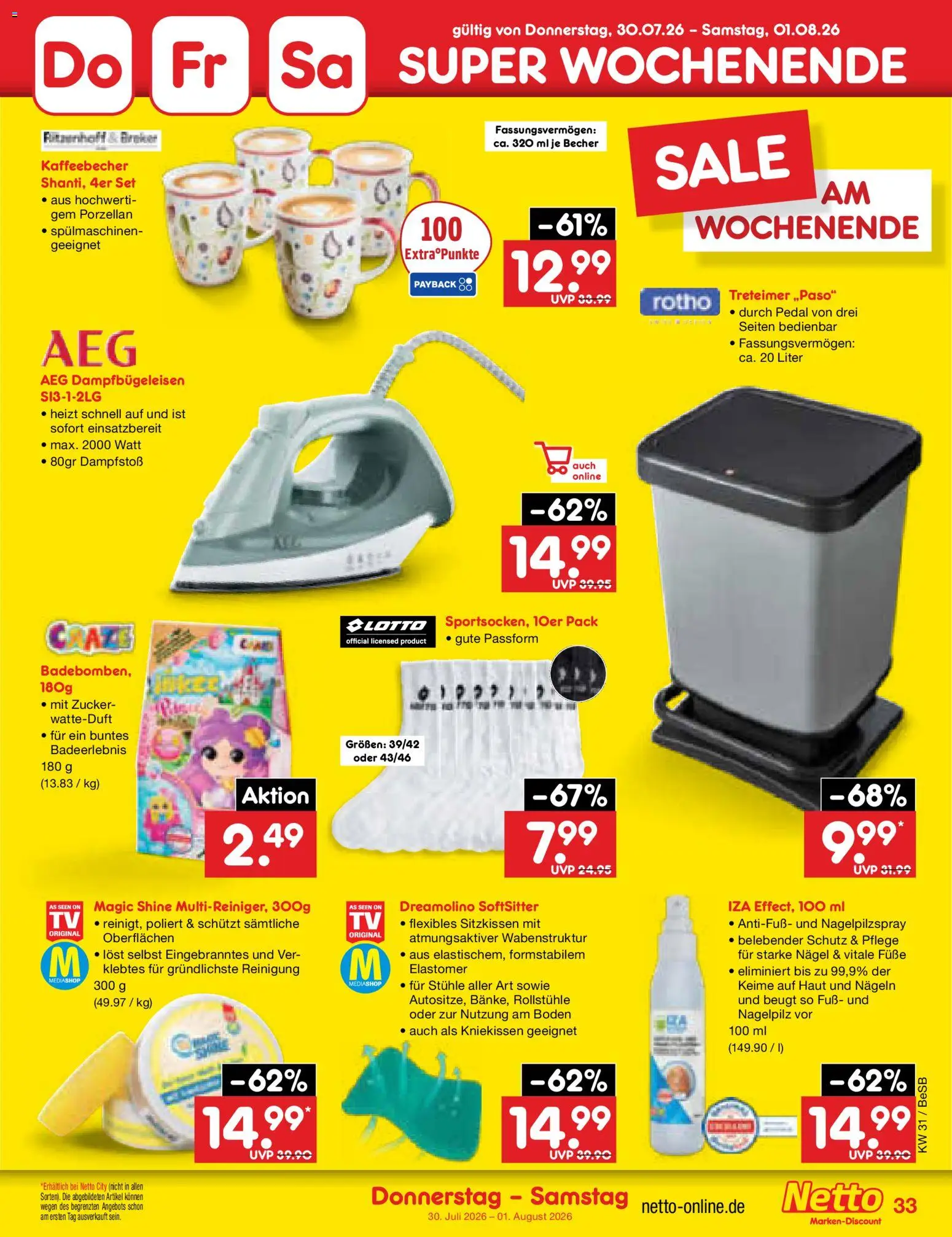 Netto Marken-Discount Prospekt – gültig ab 27.07.2026 | Seite: 50 | Produkte: AEG, Zucker