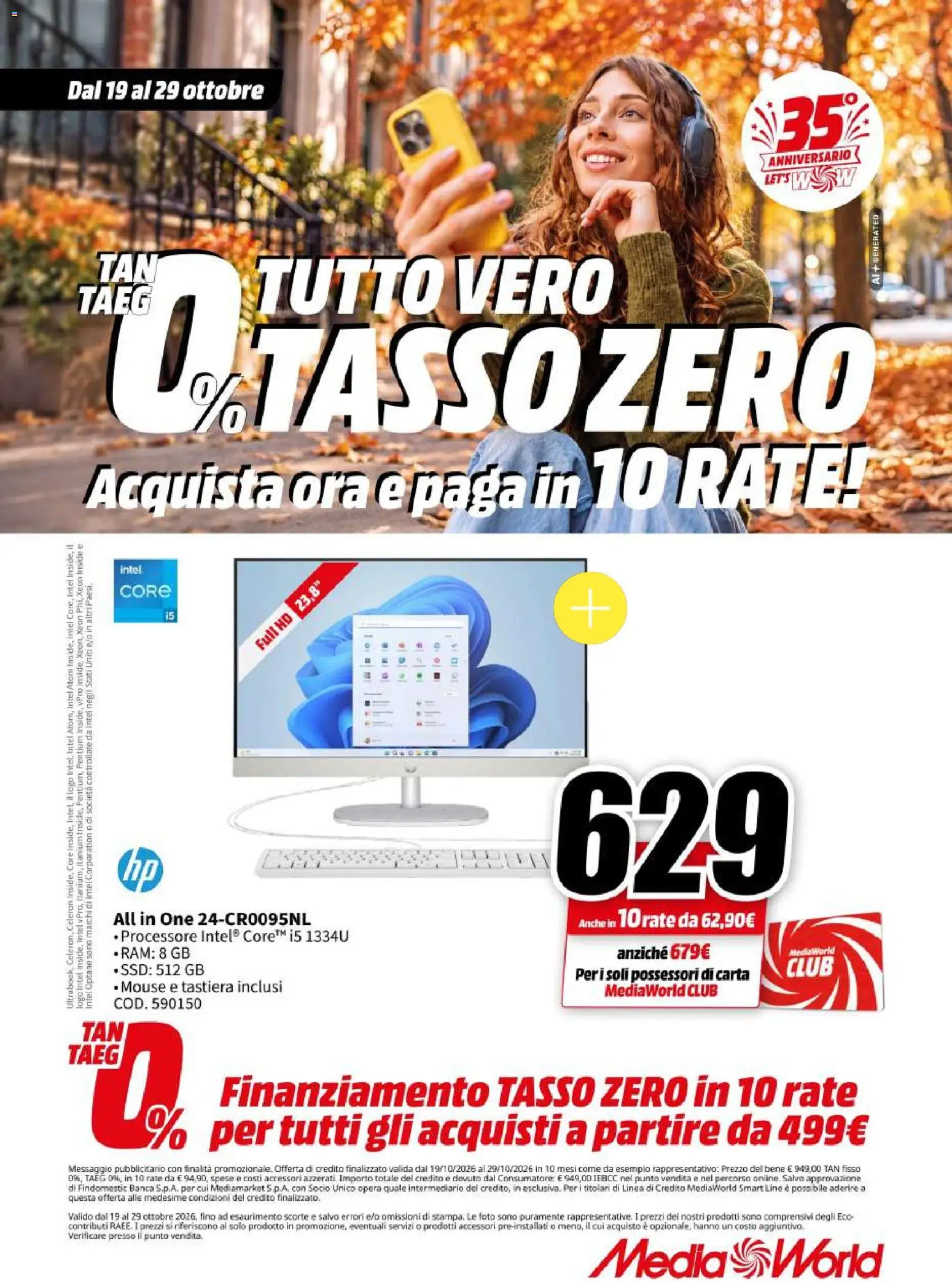 Volantino Media World del 19/10/2026 | Pagina: 29 | Prodotti: Mouse, Tastiera