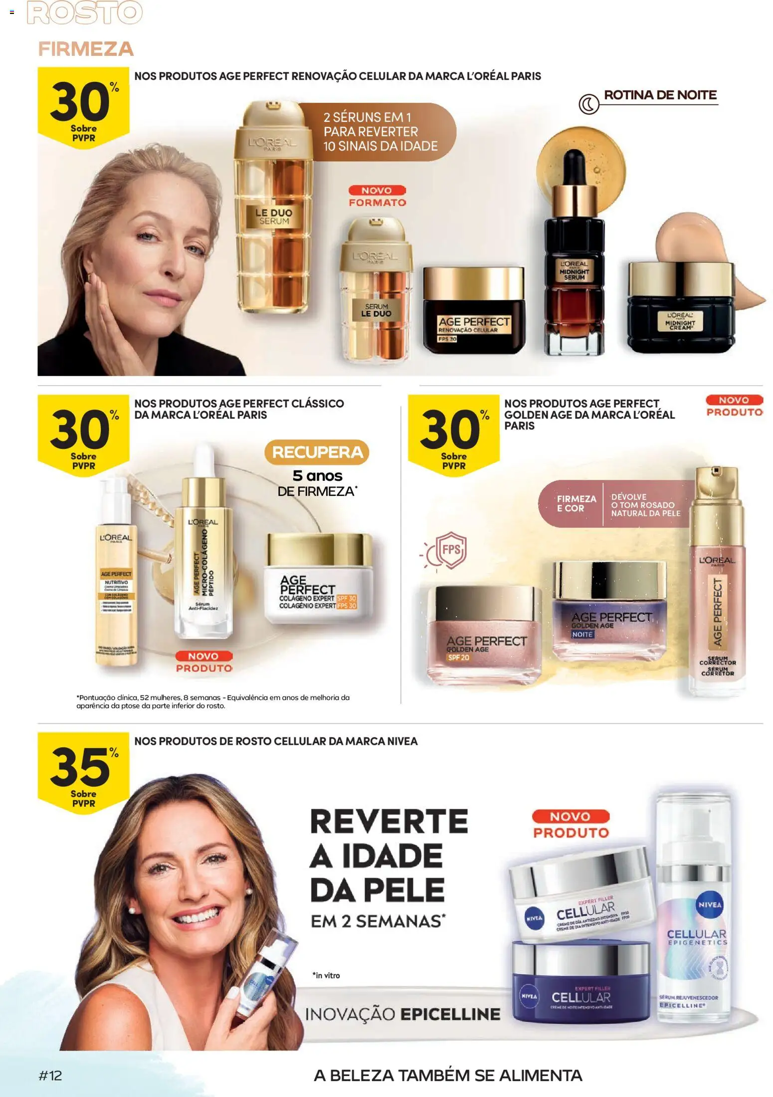 Continente Beleza Brilho com sabor a verão │ válido de 07/07/2026 | Página: 12 | Produtos: Corretor, Sérum, Colágeno, Creme