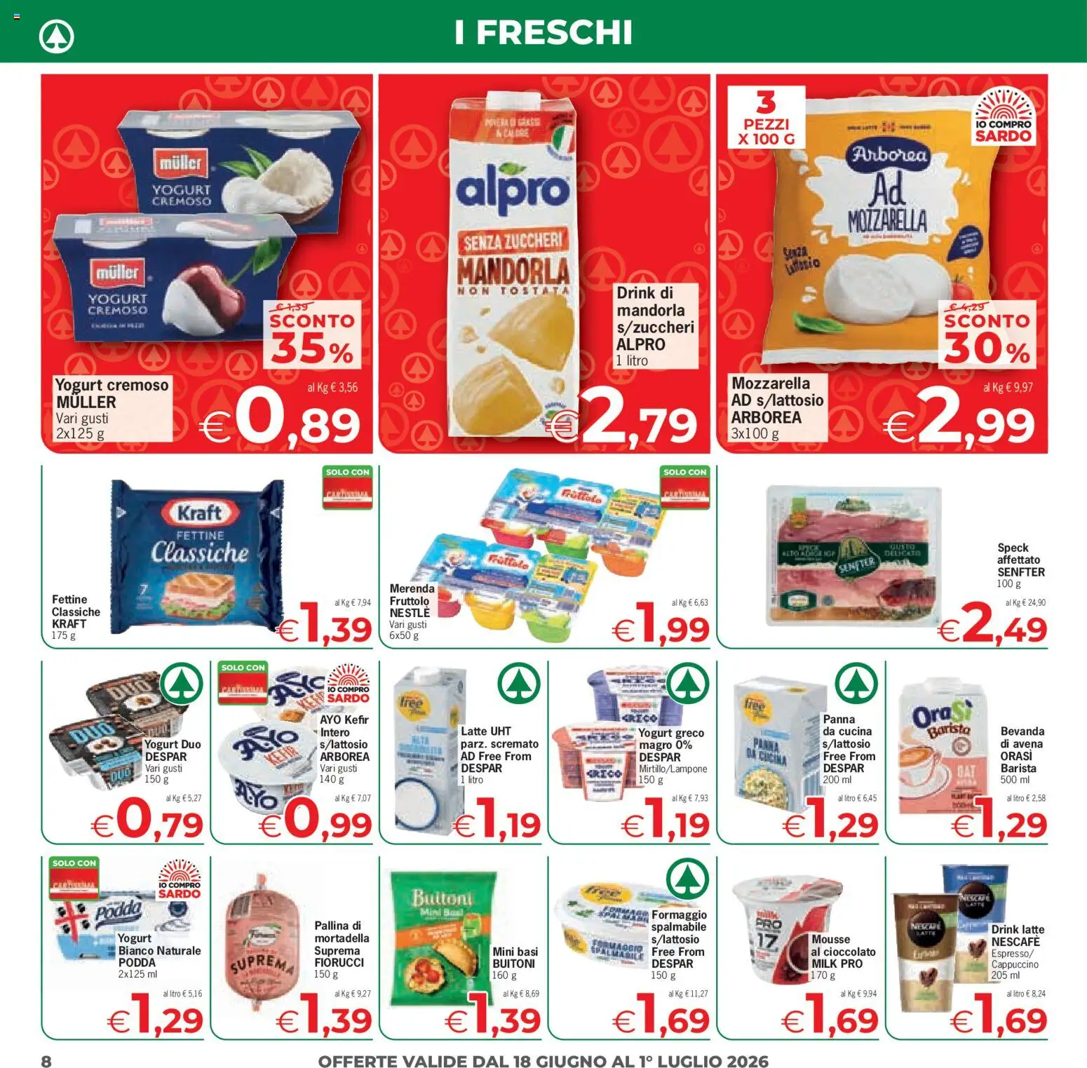 Volantino Eurospar del 18/06/2026 | Pagina: 8