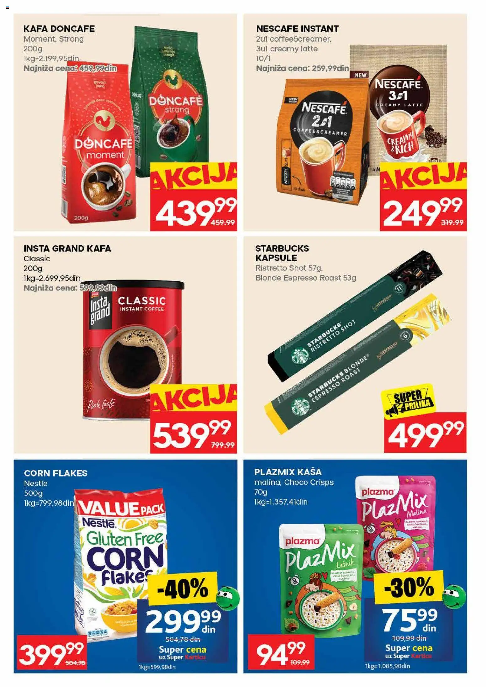 Roda katalog - važi od 04.06.2026 | Strana: 16 | Proizvode: Kapsule, Doncafe, Kafa, Nescafé