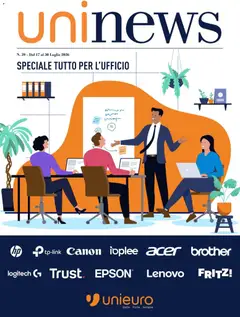 Anteprima del volantino Unieuro volantino Ufficio valido a partire dal 17/07/2026