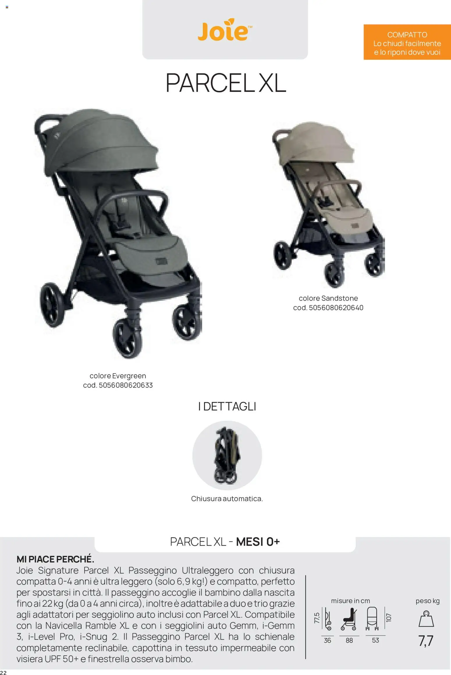 Volantino Prenatal del 16/09/2026 | Pagina: 22 | Prodotti: Passeggino, Seggiolino