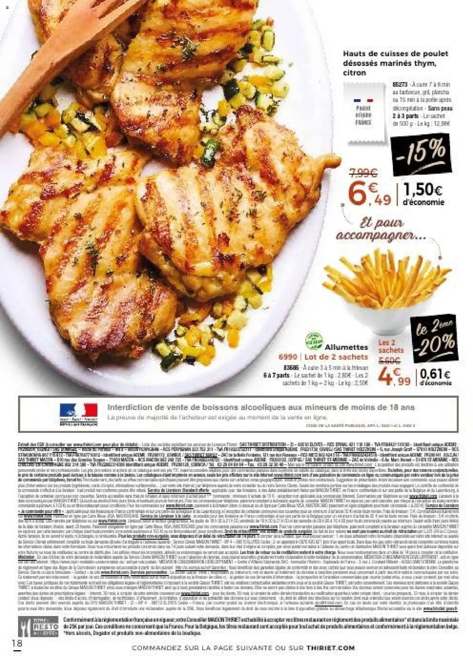 {H1} | Page: 18 | Produits: Citron, Cuisses de poulet