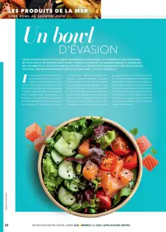 METRO - Prévisualisation de METRO - Restauration rapide valide à partir de 24/04/2025 | Page: 32 | Produits: Avocat, Concombre, Graines de sésame, Saumon frais