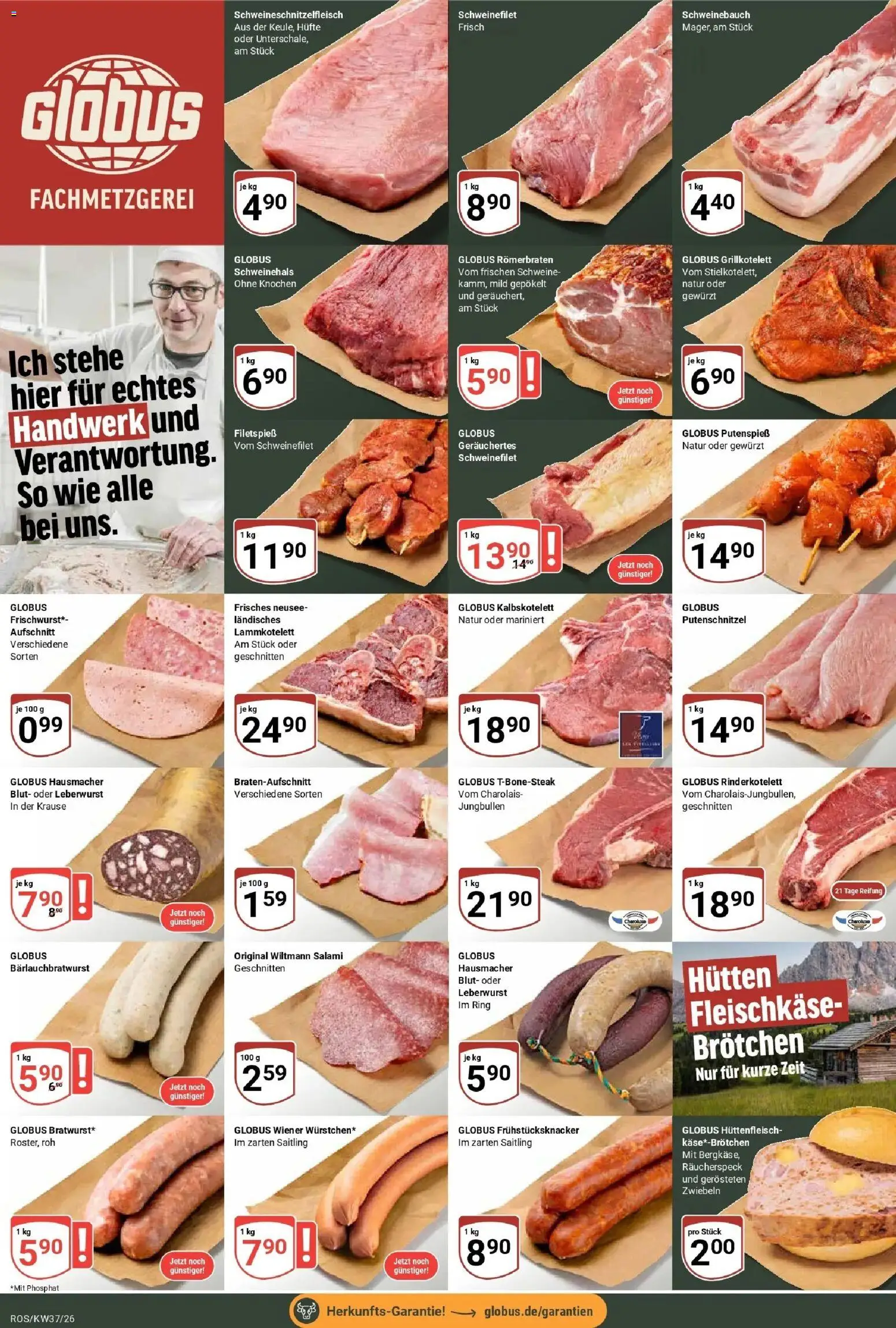 Globus Prospekt Lambrechtshagen (ab 07.09.2026) » Angebote online | Seite: 10 | Produkte: Käse, Schweinebauch, Zwiebeln, Putenschnitzel