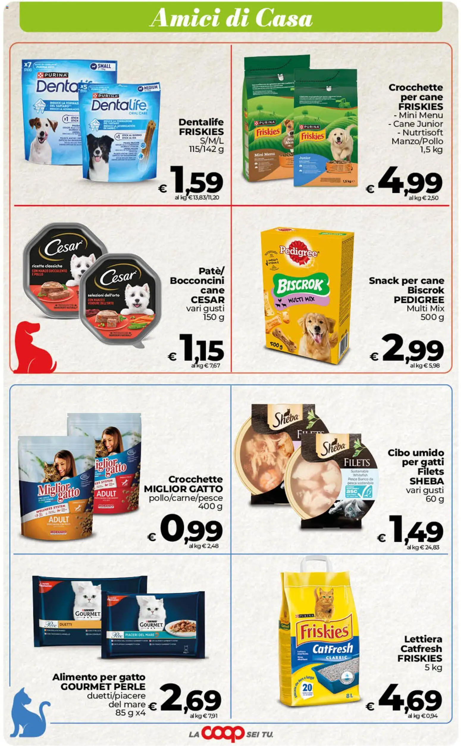 Volantino COOP del 02/10/2026 | Pagina: 35 | Prodotti: Pollo, Verdure, Pesca, Crocchette
