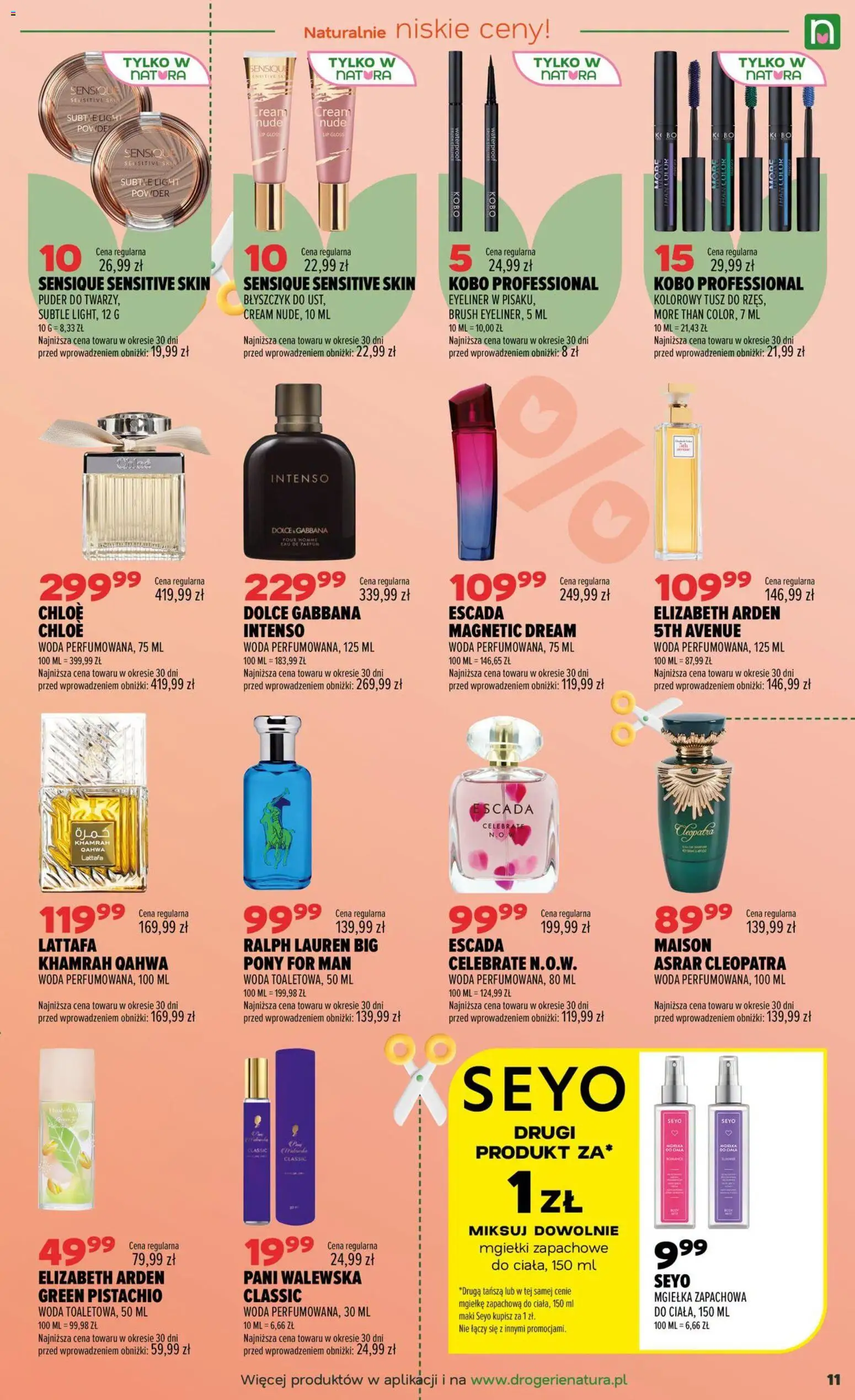 Drogerie Natura gazetka od 06.08.2026 | Strona: 11 | Produkty: Magnetic, Puder, Eyeliner, Woda