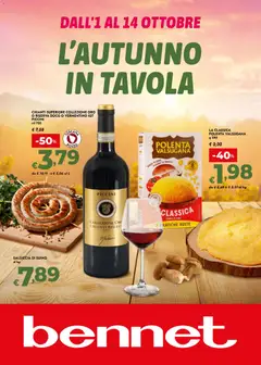 Anteprima del volantino bennet volantino L'autunno In Tavola valido a partire dal 01/10/2026