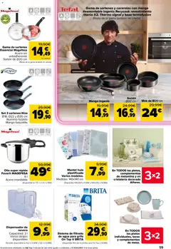 Vista previa Carrefour folleto válido desde el 26.05.2026 | Página: 65 | Productos: Mantel, Dispensador, Nevera, Ρούτερ