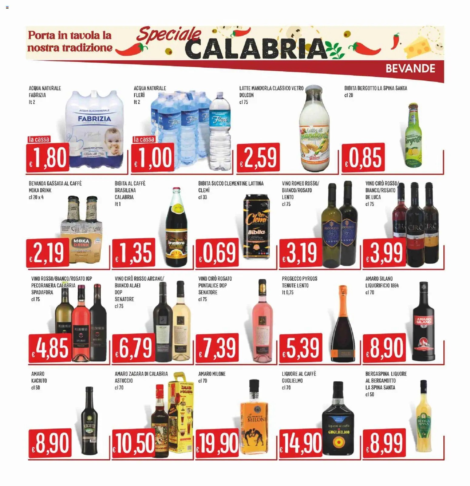 Volantino SISA del 06/08/2026 | Pagina: 5 | Prodotti: Caffè, Acqua naturale, Astuccio, Amaro
