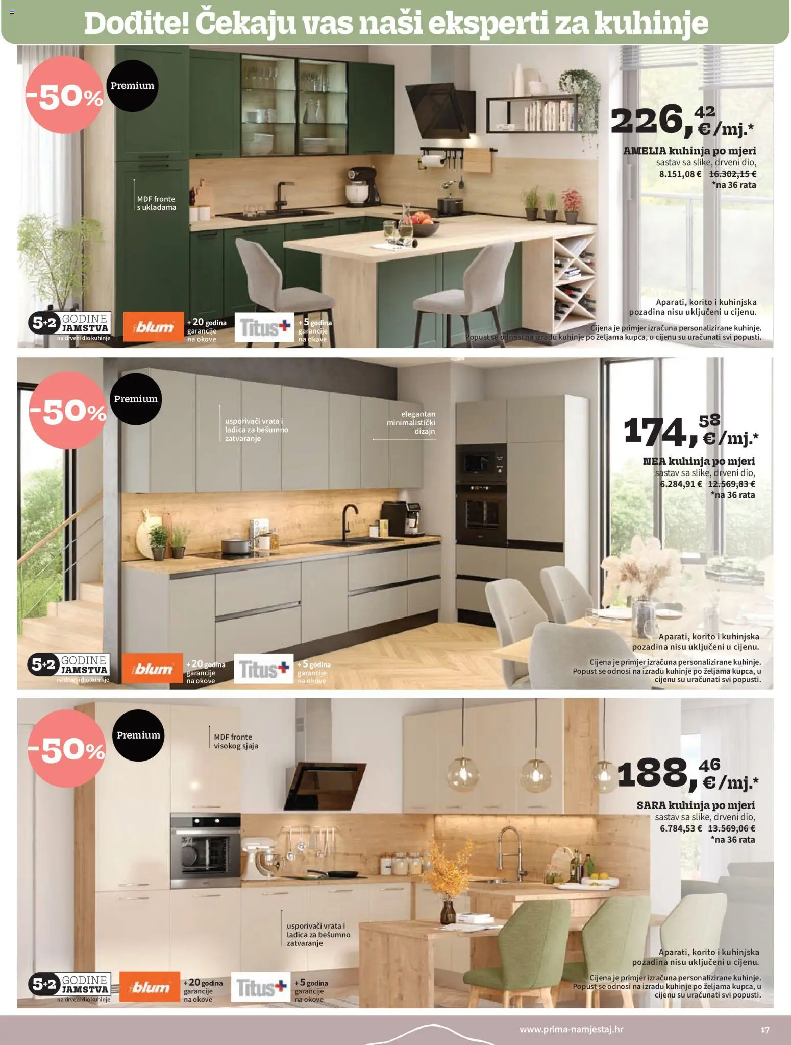 Prima katalog | vrijedi od 01.04.2026 | Stranica: 17 | Proizvodi: Vrata, Kuhinja