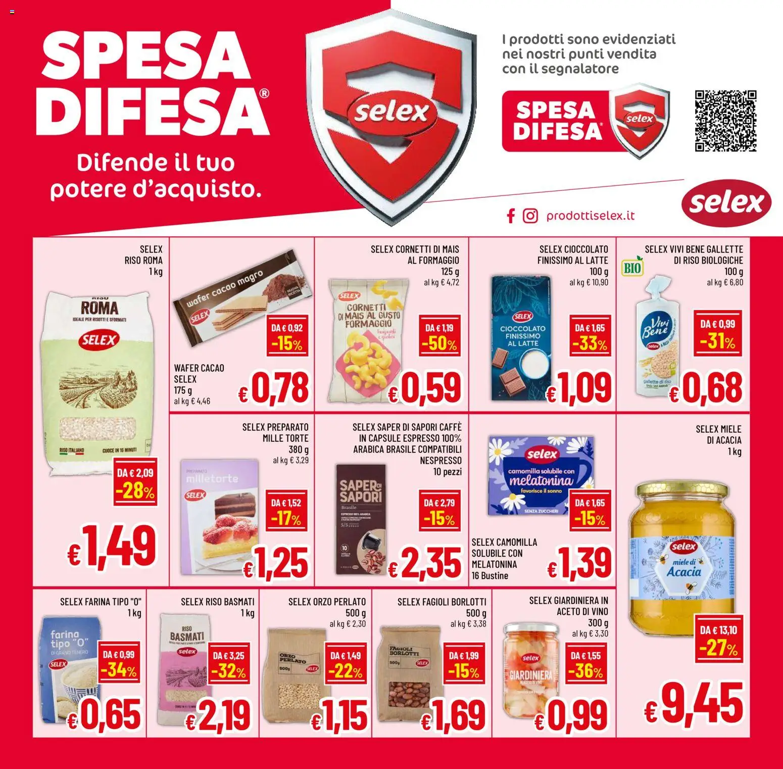 Volantino A&O del 30/09/2026 | Pagina: 12 | Prodotti: Cioccolato, Riso, Aceto di vino, Cacao