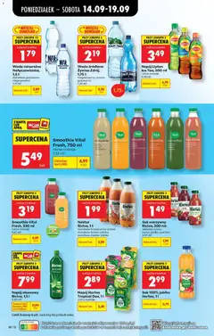 Pogląd oferty "Woda źródlana Żywiec Zdrój, 1,75 l, niegazowana, mocno gazowana" - ważna od 14.09.2026 | Strona: 72