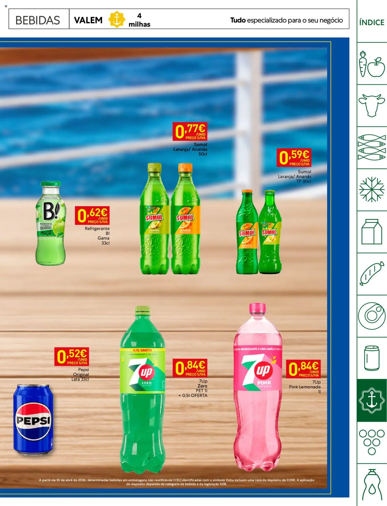 Recheio folheto Horeca Madeira │ válido de 27/10/2026 | Página: 19 | Produtos: Pepsi, Refrigerante, Ingredientes, Maça