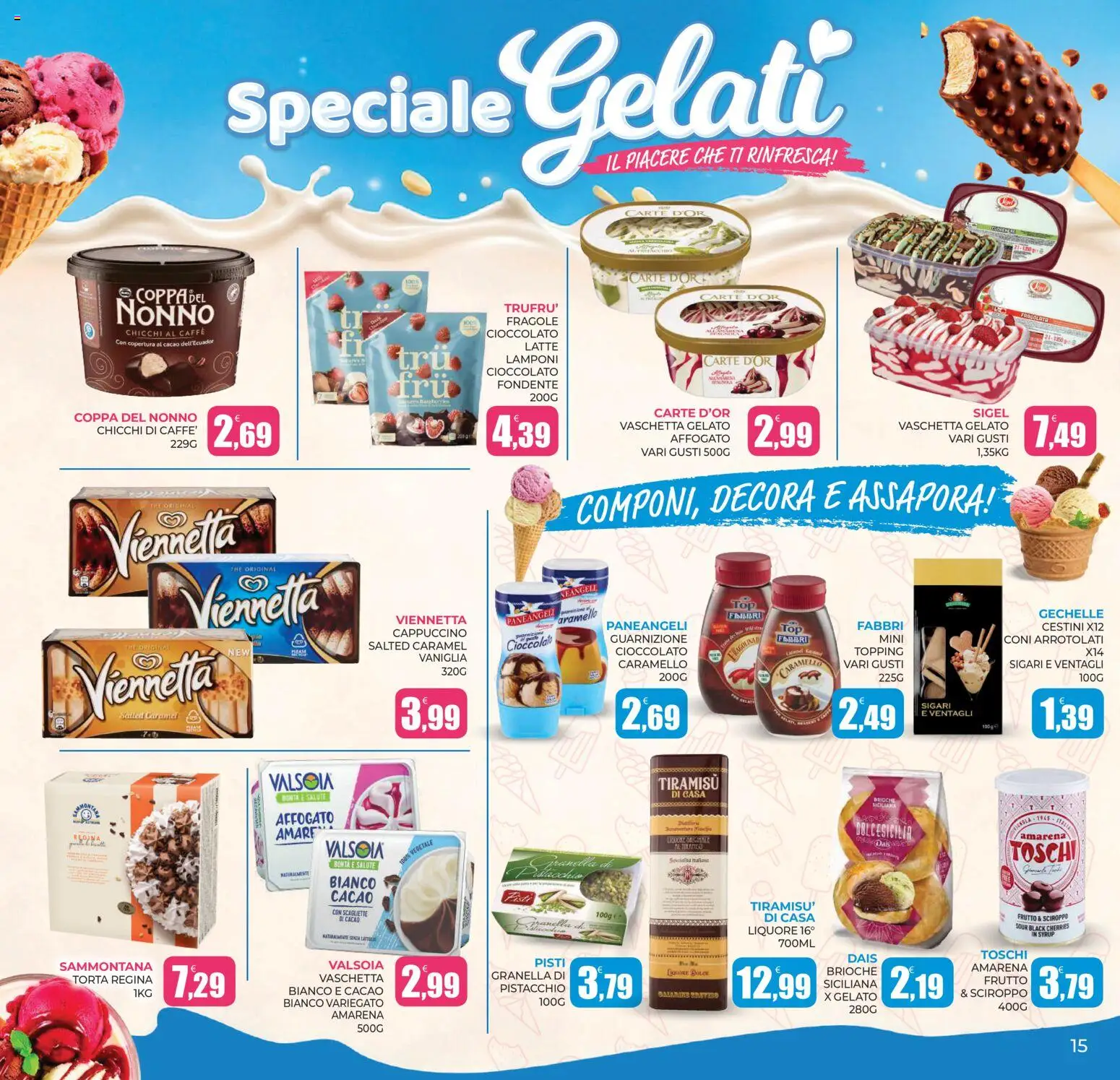 Volantino Eté del 02.06.2026 | Pagina: 15 | Prodotti: Lamponi, The, Cacao, Amarena