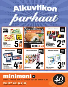 Minimani-mainoslehti voimassa 29/06/2026 alkaen
