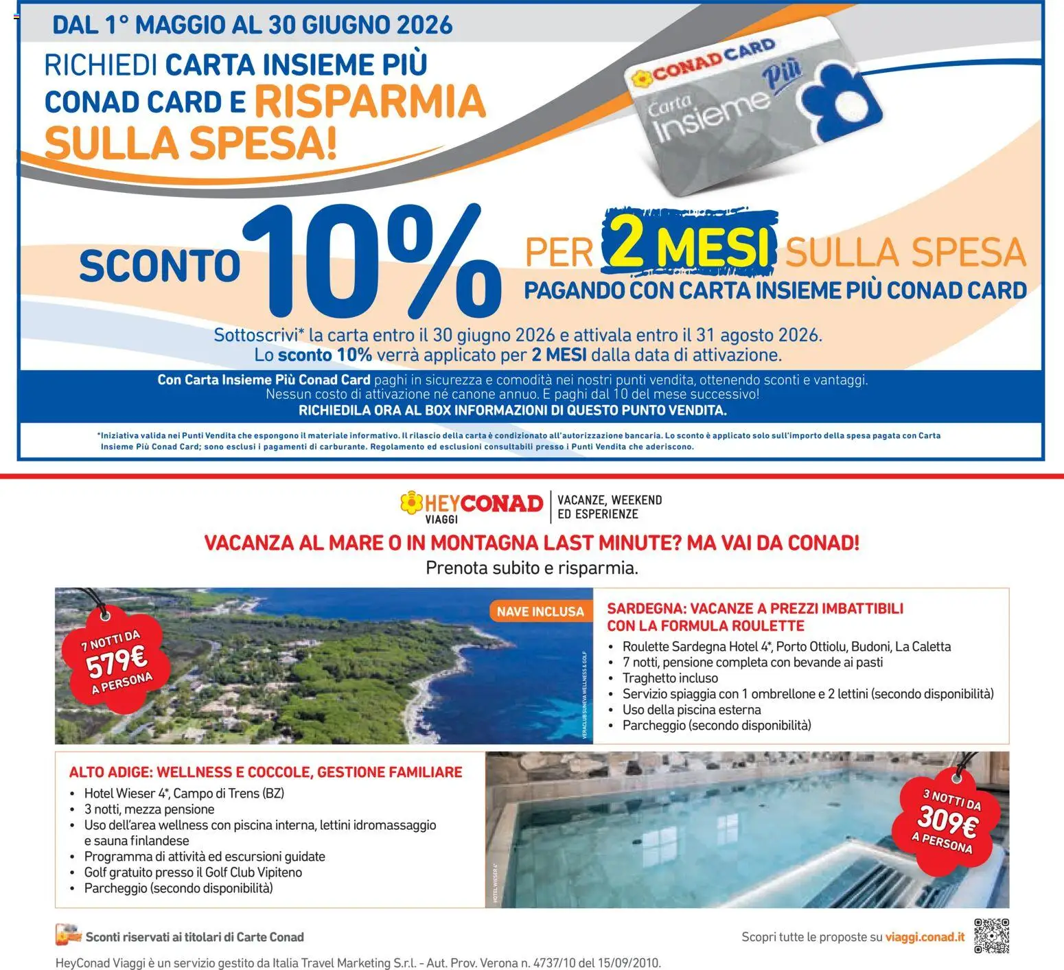 Volantino Conad del 04.06.2026 | Pagina: 39 | Prodotti: Ombrellone, Piscina, Data