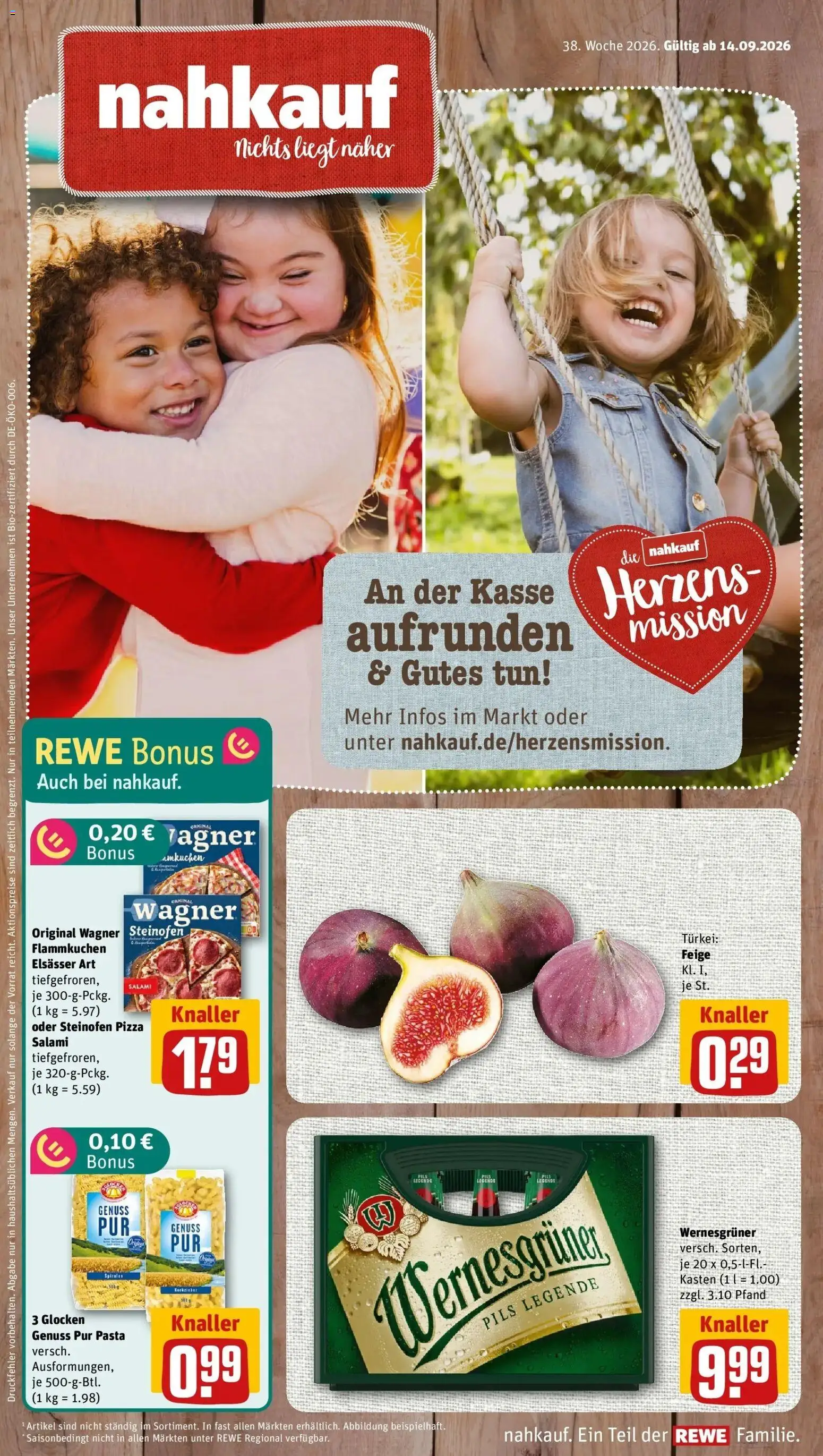 REWE Prospekt ab 14.09.2026 zum Blättern » Angebote | Seite: 1