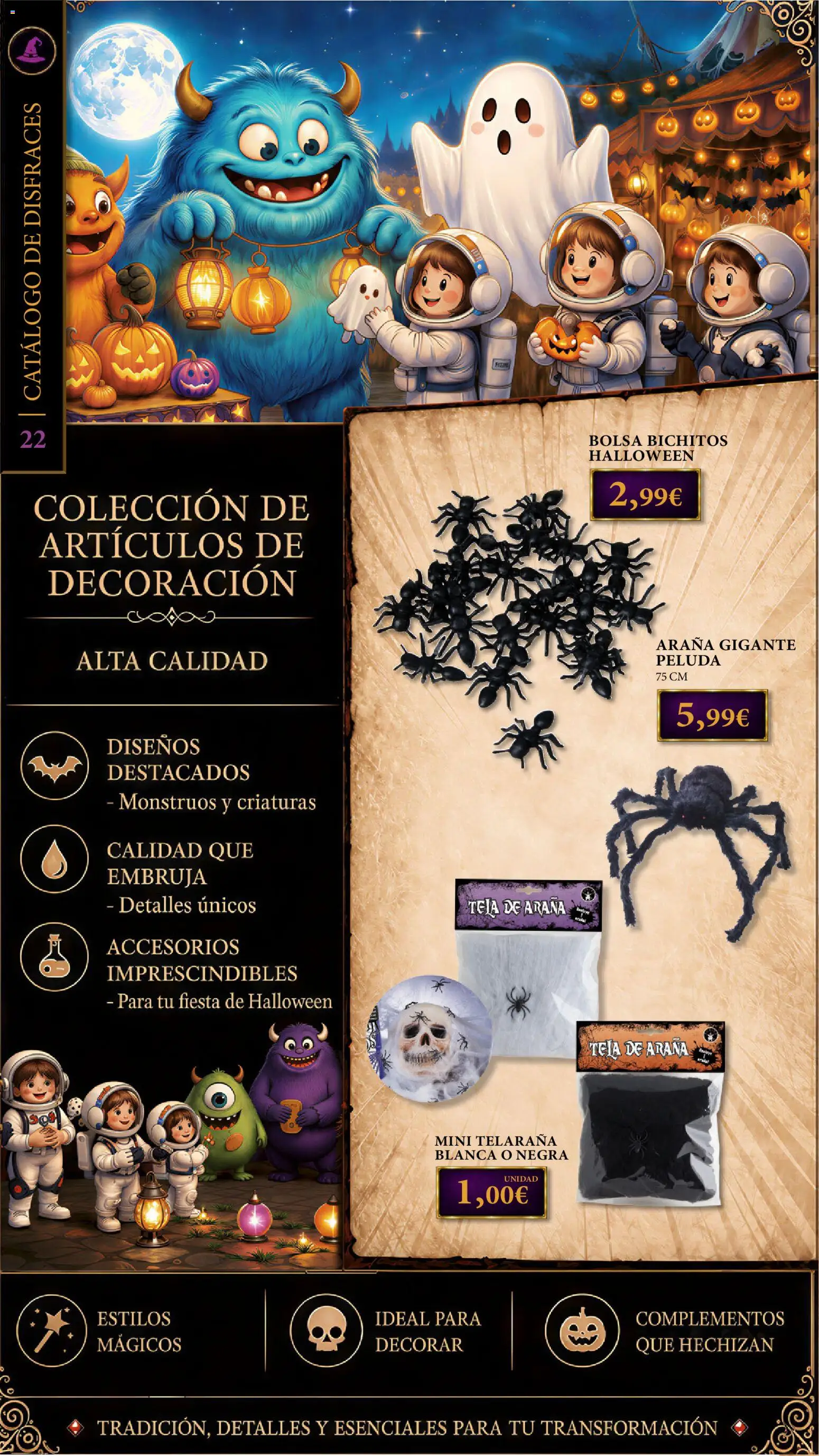 Toy Planet catálogo Disfraces Halloween │ válido desde el 08/10/2026 | Página: 22 | Productos: Bolsa, Decoración
