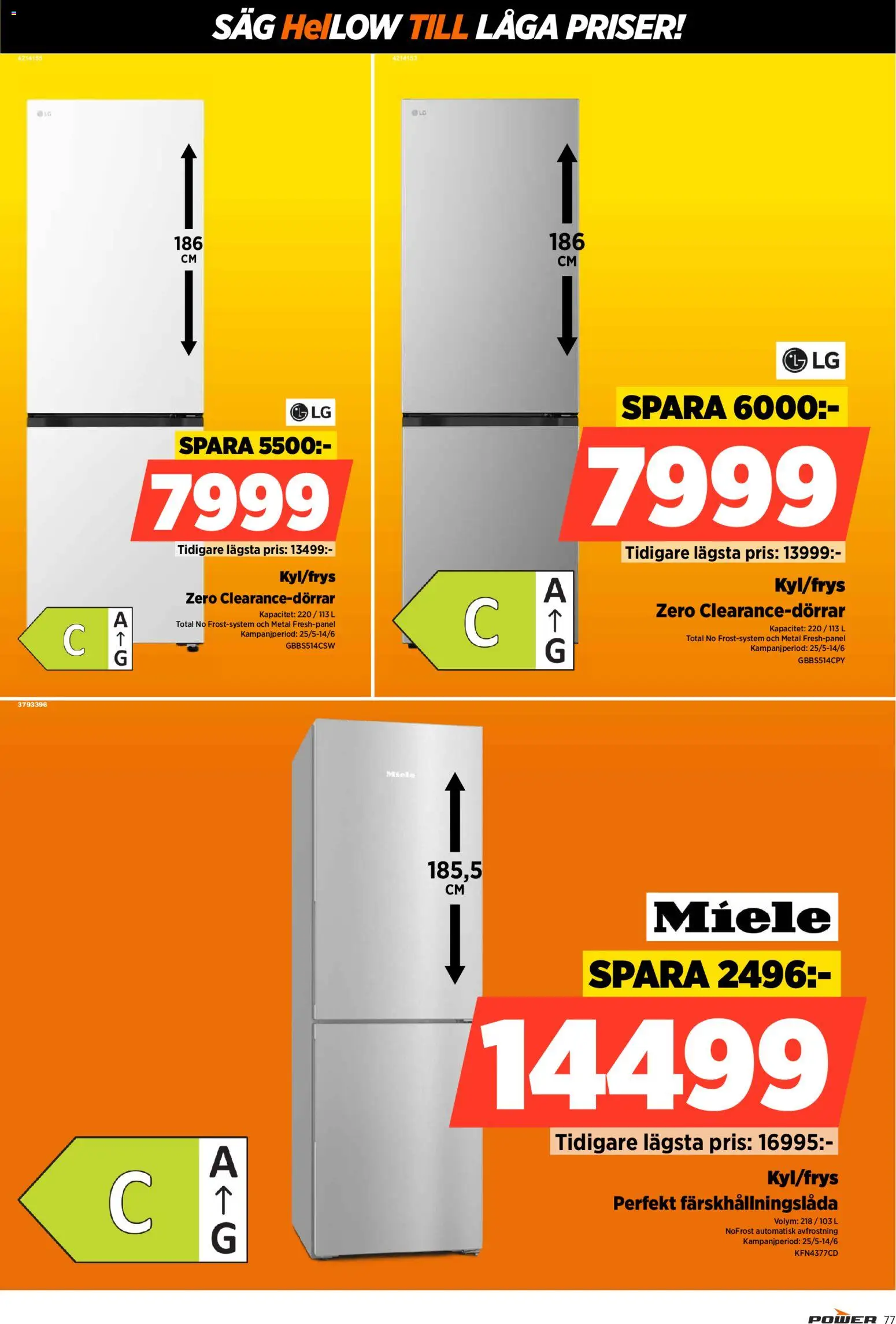 Power reklamblad aktuell från 08.06.2026 | Sida: 77 | Produkter: Såg
