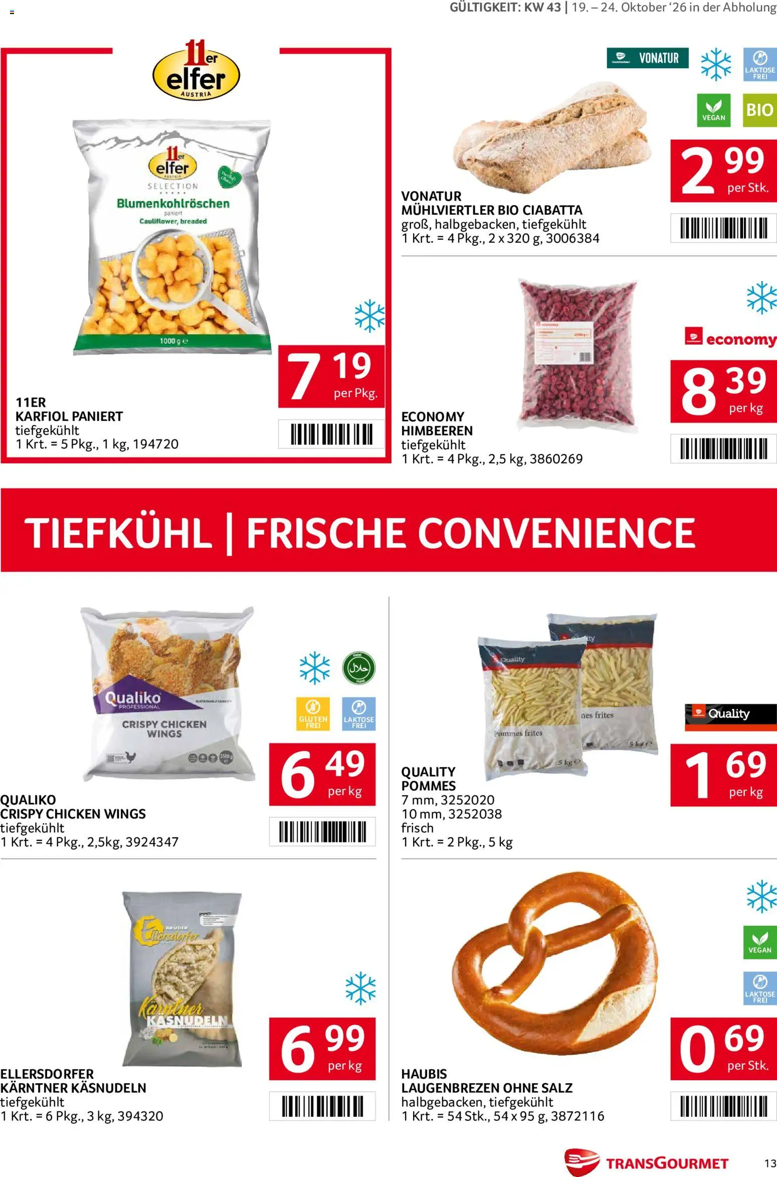 Transgourmet Broschüre gültig ab 19.10.2026 | Seite: 13 | Produkte: Salz