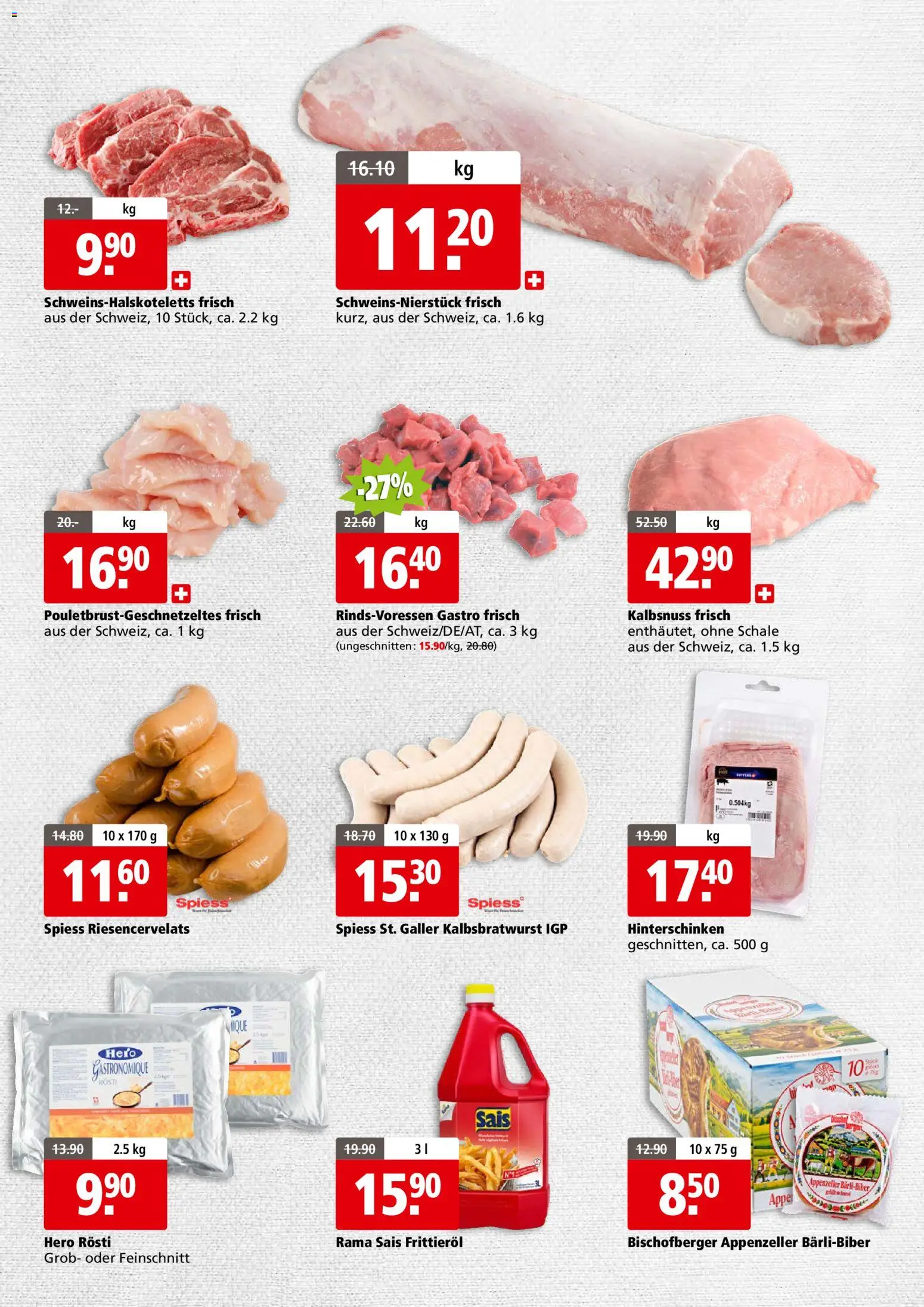 Aligro aktionen Business Schlieren, Gossau SG, Frauenfeld, Rapperswil-Jona, Sargans, Bern – gültig ab 07.09.2026 | Seite: 3