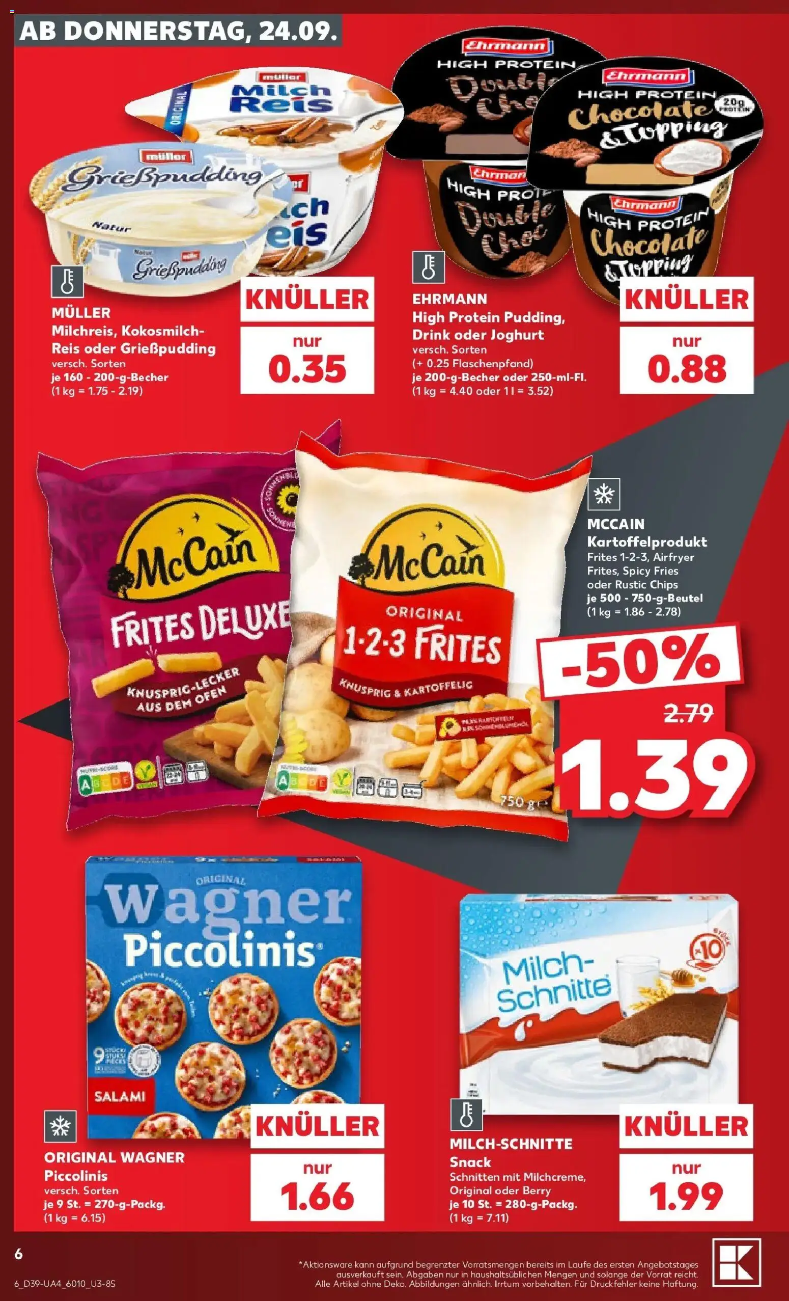 Prospekt Kaufland ab 21.09.2026 » Angebote Online zum Blättern | Seite: 18 | Produkte: Ofen, Joghurt, Salami, Chips
