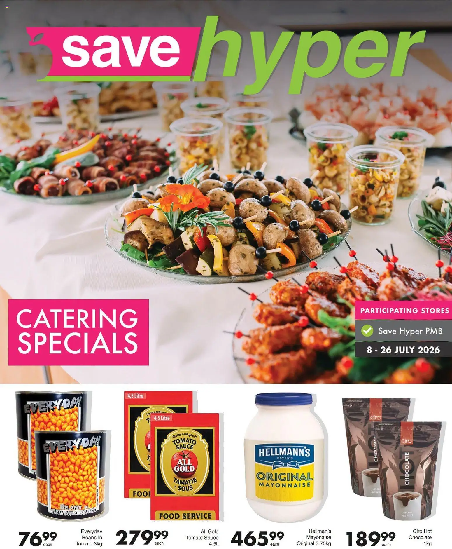 New Save catalogue – valid from 08/07/2026 | Page: 1 | Products: Beans, Tomato sauce, Mayonnaise, Sauce