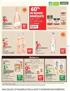 Auchan - Prévisualisation de Auchan Sélection bio supers valide à partir de 05.05.2026 | Page: 13 | Produits: Crackers, Vin, Chips