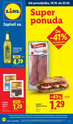 Lidl Super ponuda - Pregled kataloga iz trgovine Lidl, vrijedi od 19.10.2026
