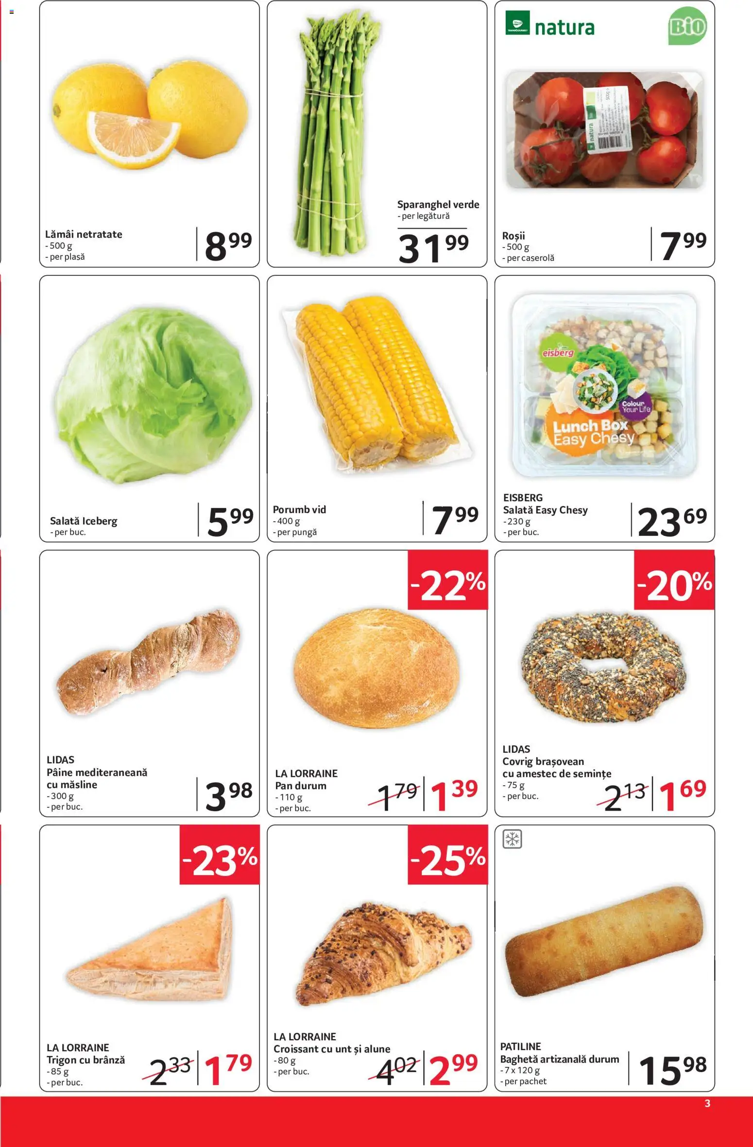 Noul catalog Selgros – valabil de la 15.05.2026 | Pagină: 3 | Produse: Pungă, Alune, Unt, Brânză
