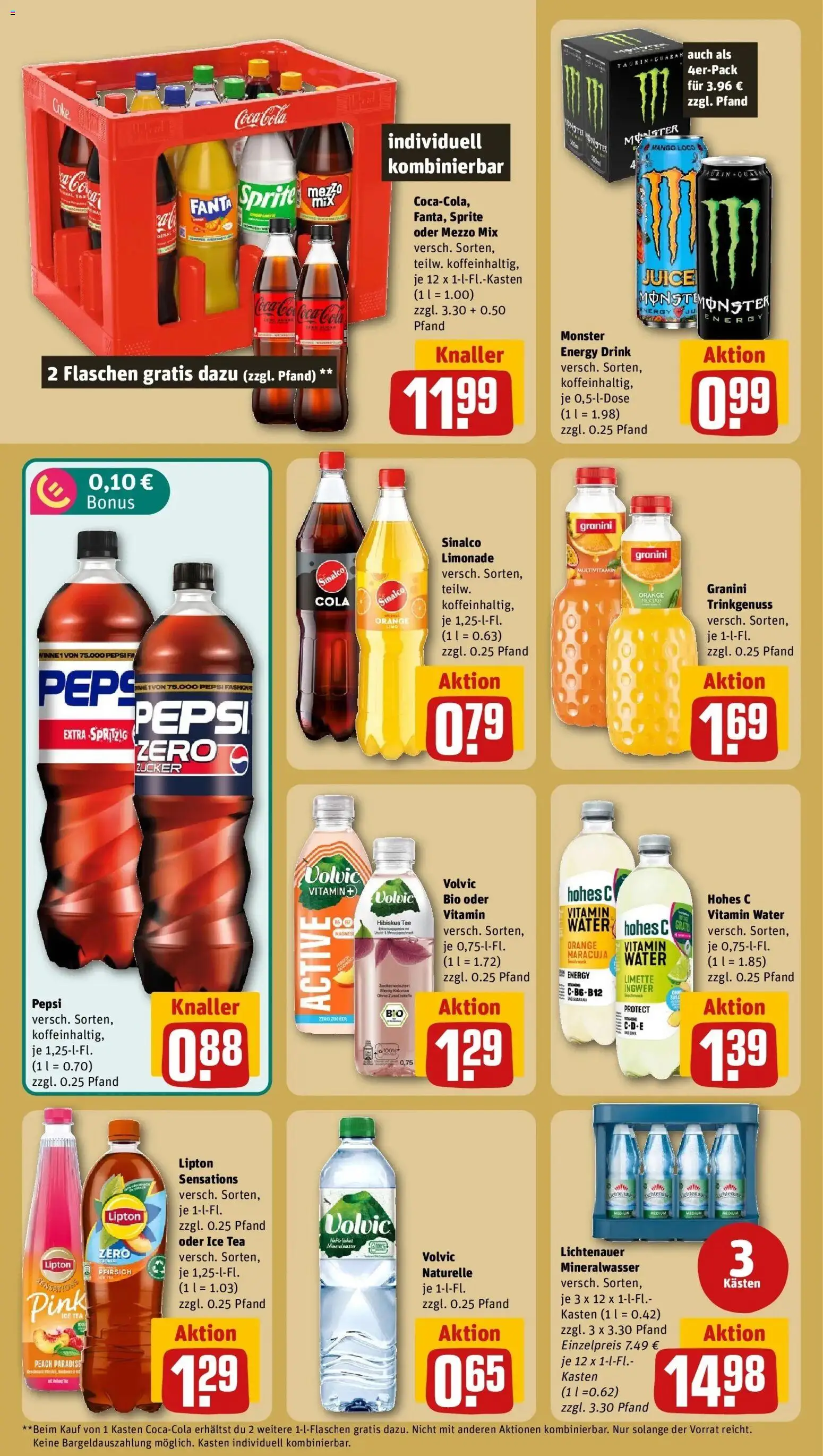 Rewe Prospekt Templin – gültig ab 27.07.2026 | Seite: 18 | Produkte: Fanta, Energy, Grat, Pepsi