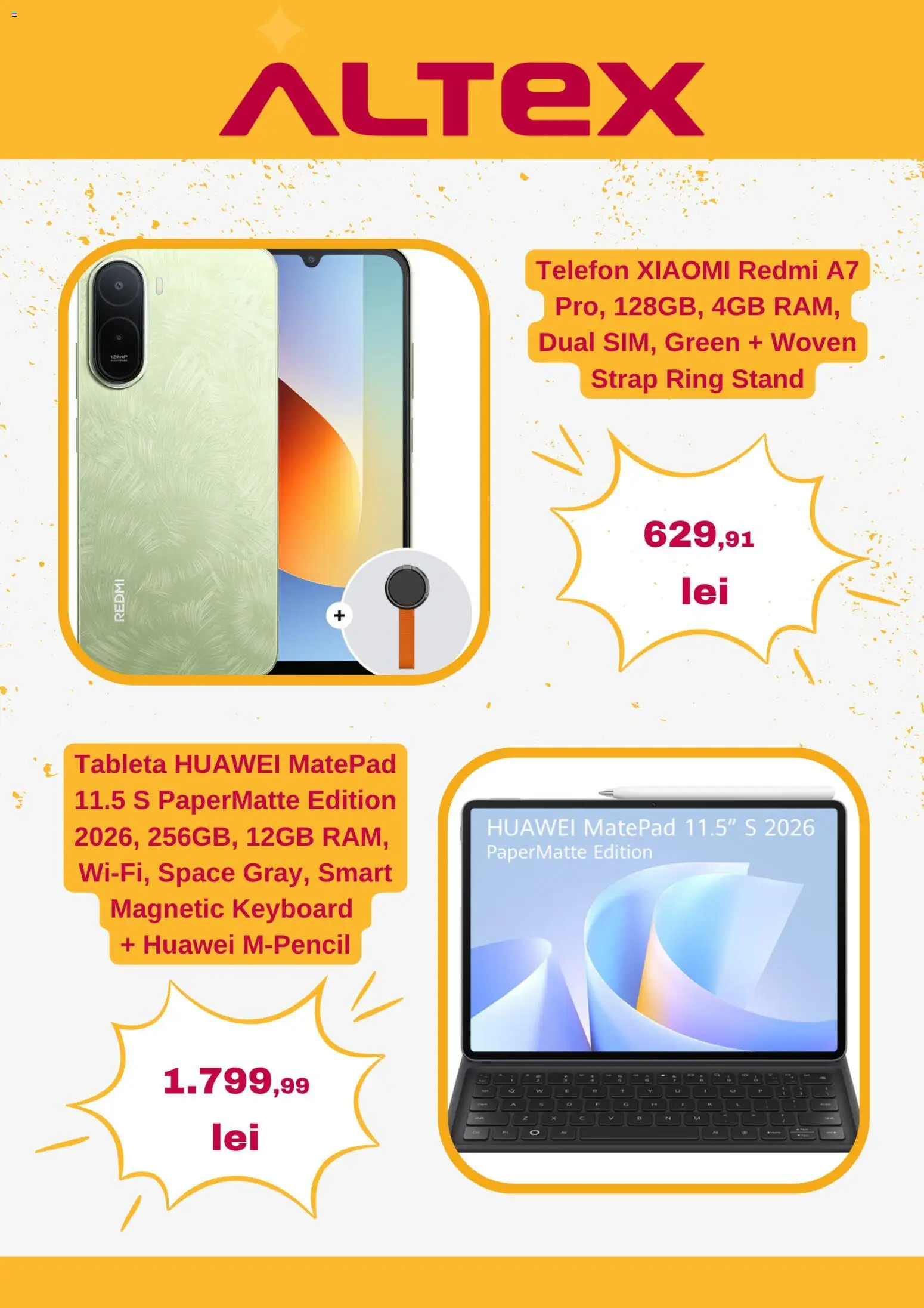 Noul catalog Altex – valabil de la 27.08.2026 | Pagină: 2 | Produse: Telefon, Tabletă