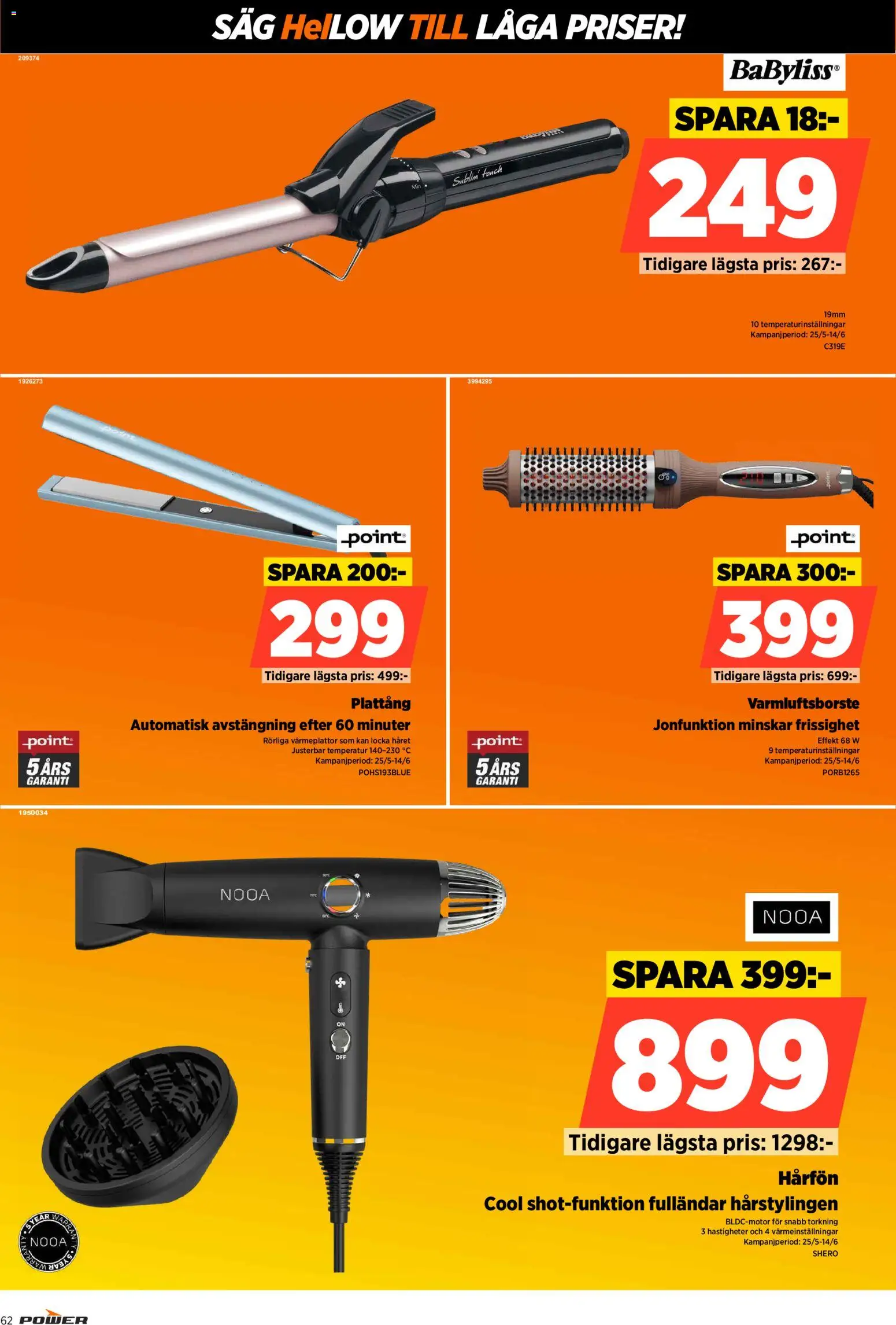 Power reklamblad aktuell från 25.05.2026 | Sida: 62