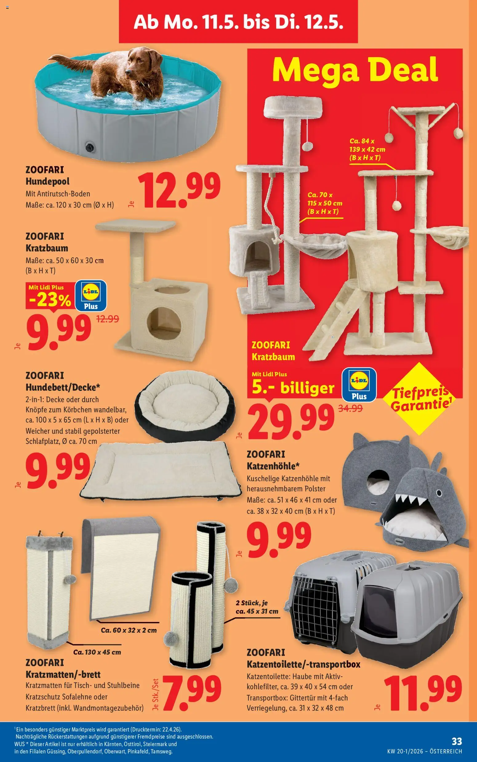 Lidl Flugblatt - Oberpullendorf, Güssing, Oberwart gültig ab 07.05.2026 | Seite: 38 | Produkte: Decke, Tisch