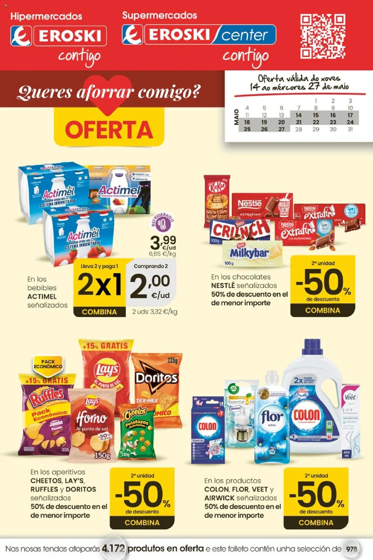 Eroski Quieres ahorrar conmigo │ válido desde el 14.05.2026 | Página: 1 | Productos: Jamón, Horno