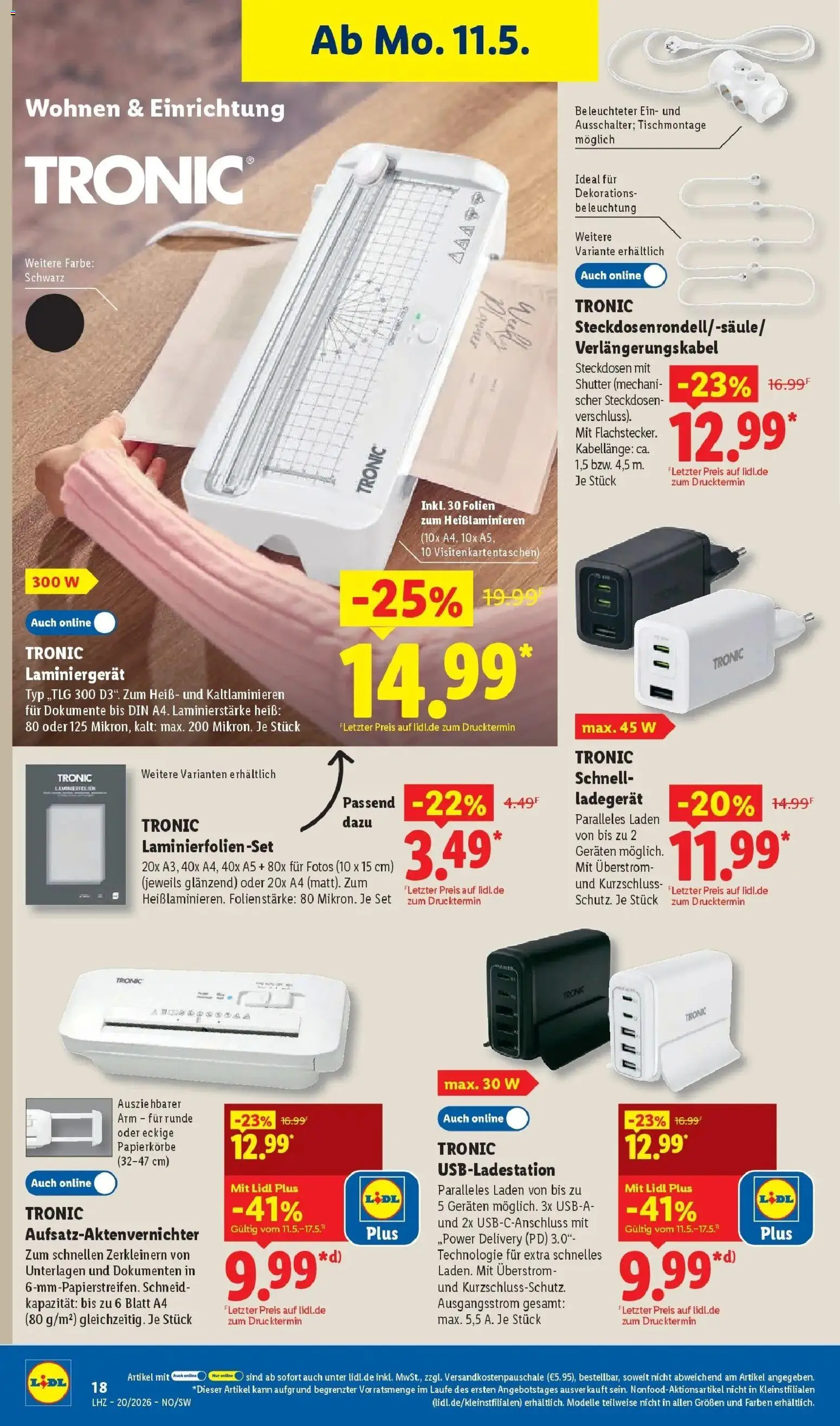 Lidl Prospekt Wahlstedt – gültig ab 11.05.2026 | Seite: 36 | Produkte: Ladegerät