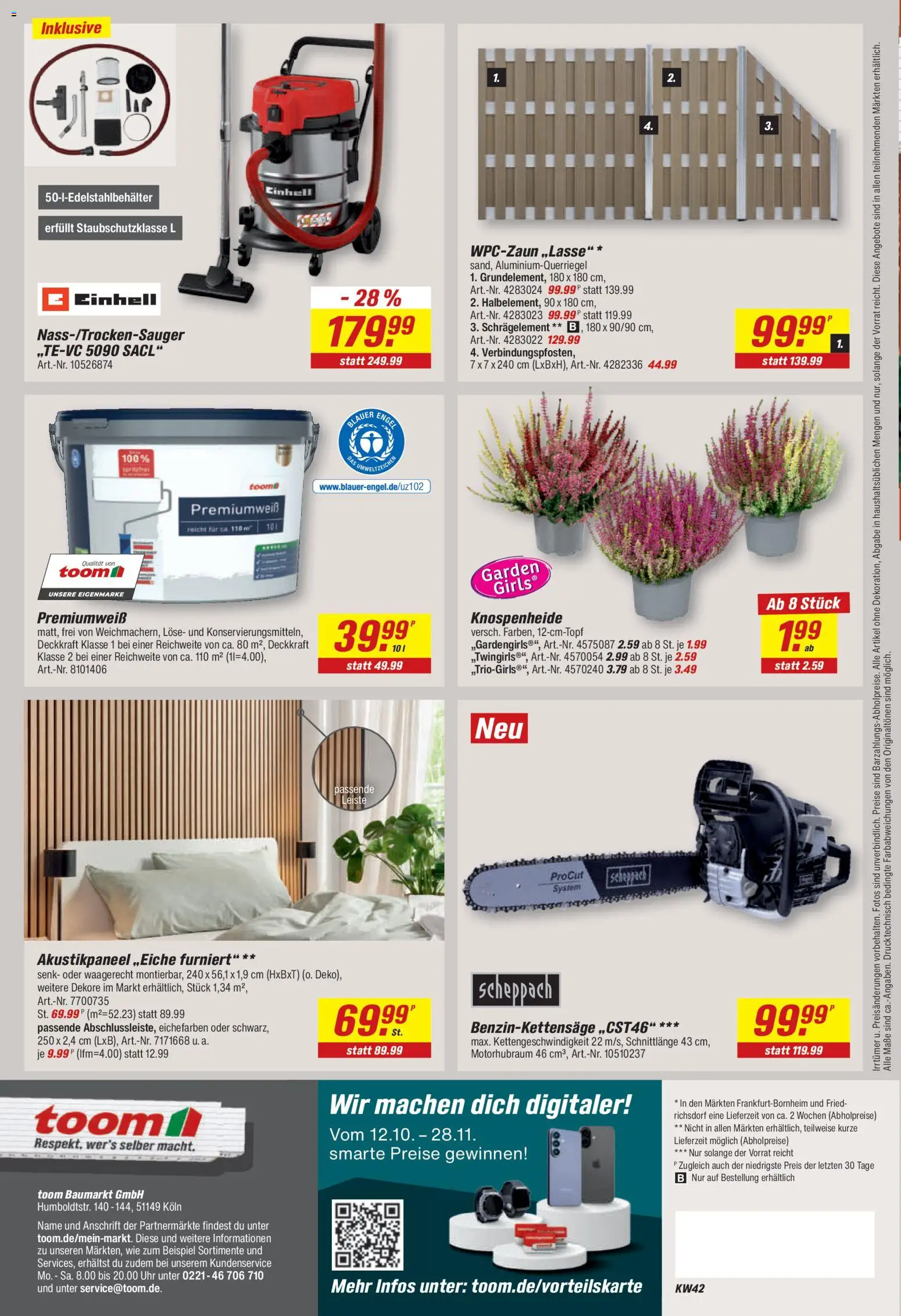 Toom Baumarkt Prospekt – gültig ab 12.10.2026 | Seite: 24 | Produkte: Uhr