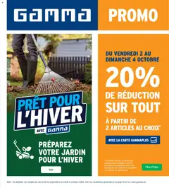 GAMMA Publicité Promo - Voorbeeld van een folder van GAMMA, geldig van 16/09/2026