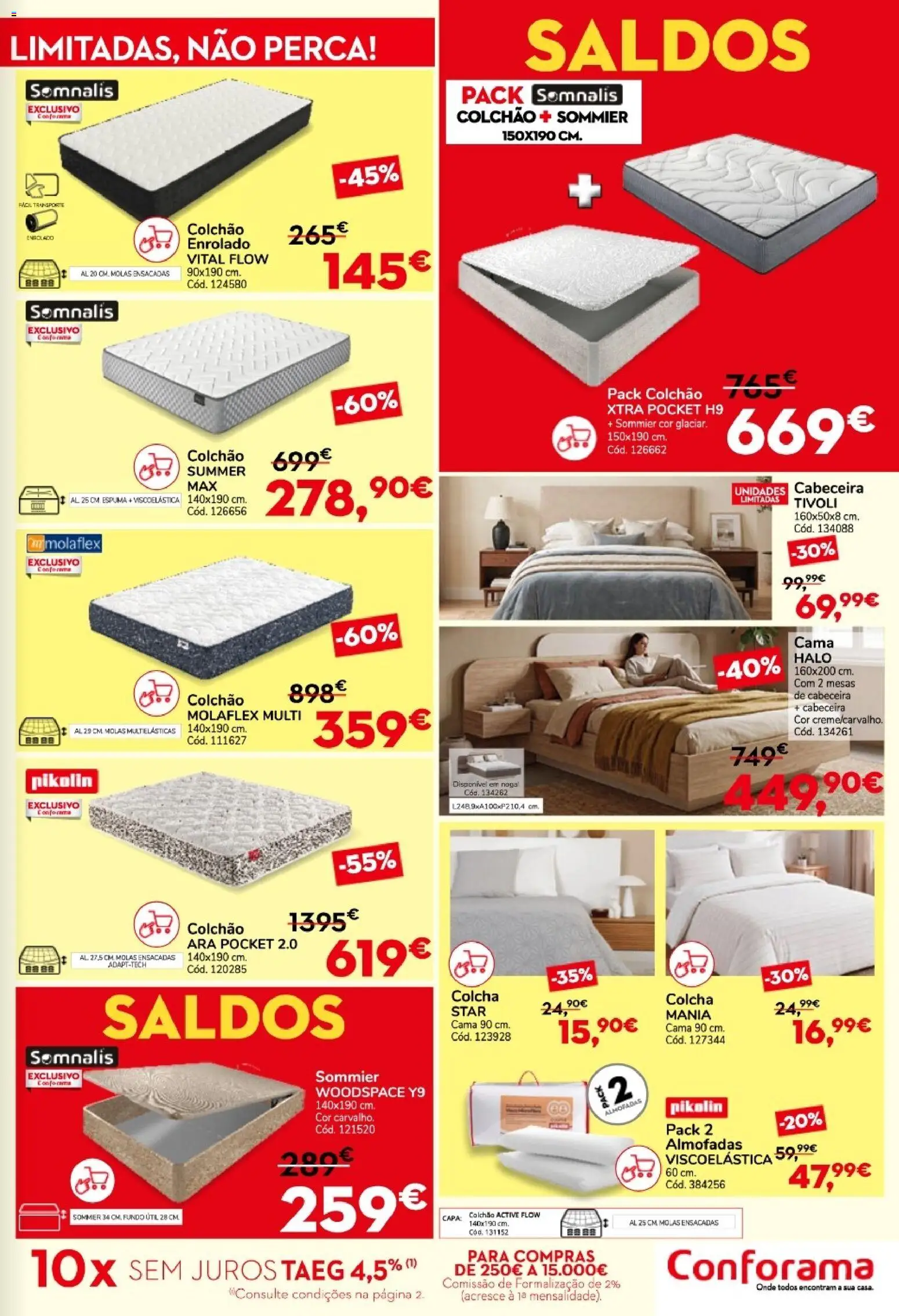Conforama folheto │ válido de 25/06/2026 | Página: 5 | Produtos: Cama, Colchão, Colcha