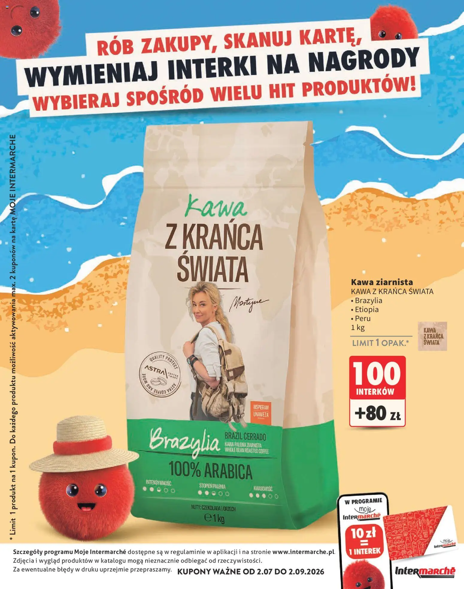 Intermarche gazetka - Katalog nagród od 02.07.2026 | Strona: 22 | Produkty: Kawa ziarnista, Kawa, Czekolada