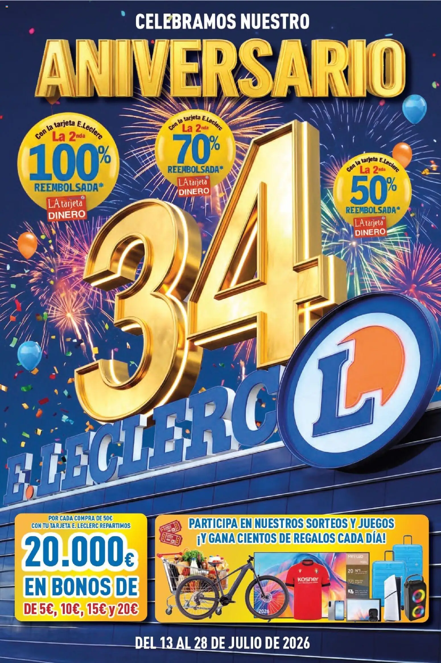 E.Leclerc Aniversario │ válido desde el 13/07/2026 | Página: 1