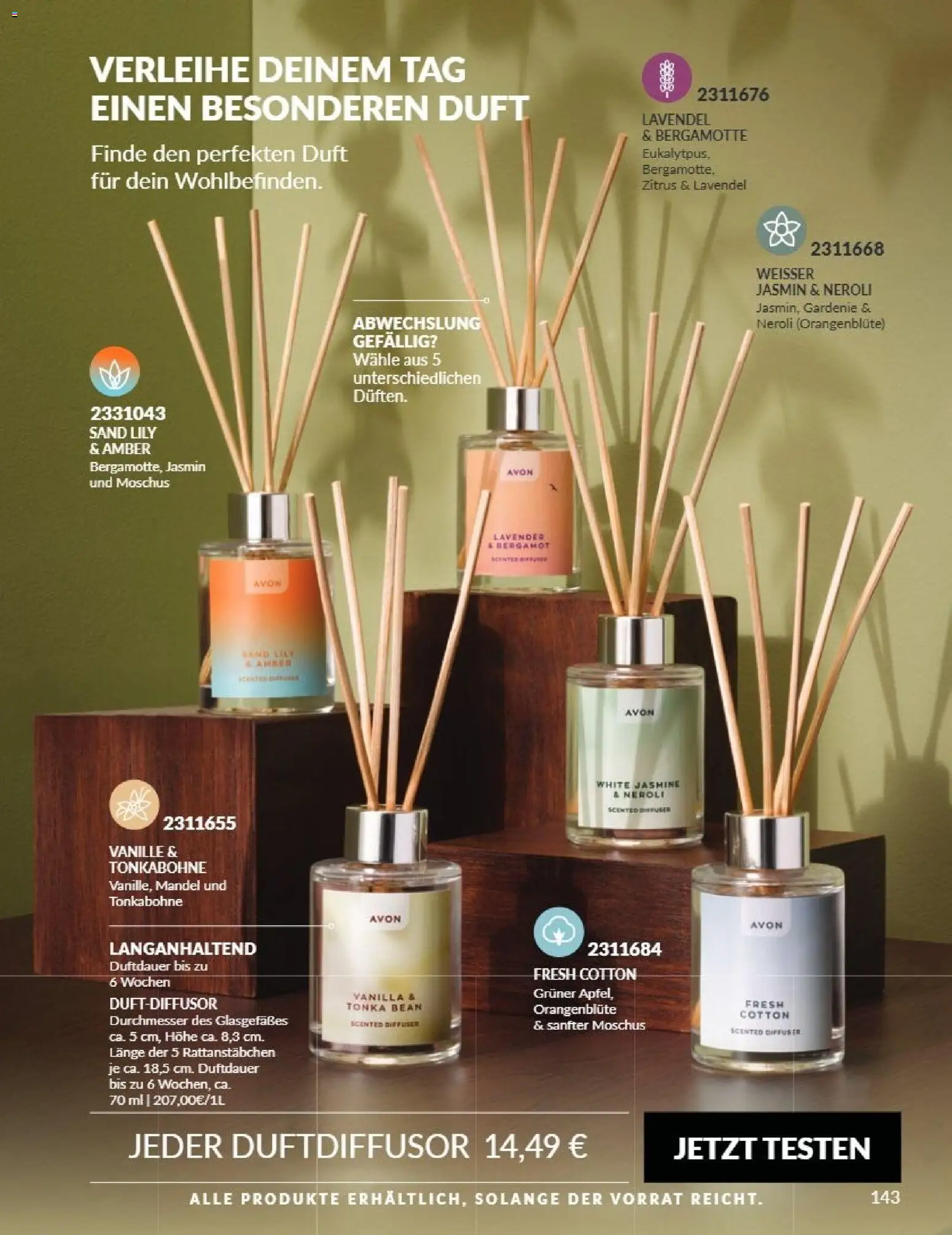 AVON Katalog September 2026 – gültig ab 01.09.2026 | Seite: 139 | Produkte: Duft, Vanille, Lavendel