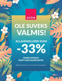 AVON kliendilehe eelvaade alates 26.05.2026