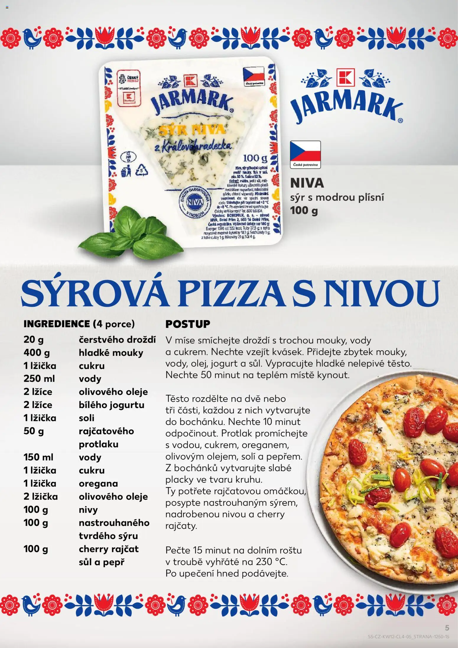 Kaufland leták - Plzeň Bory od 18.03.2026 | Strana: 5 | Produkty: Oleje, Sýr, Lžíce, Niva