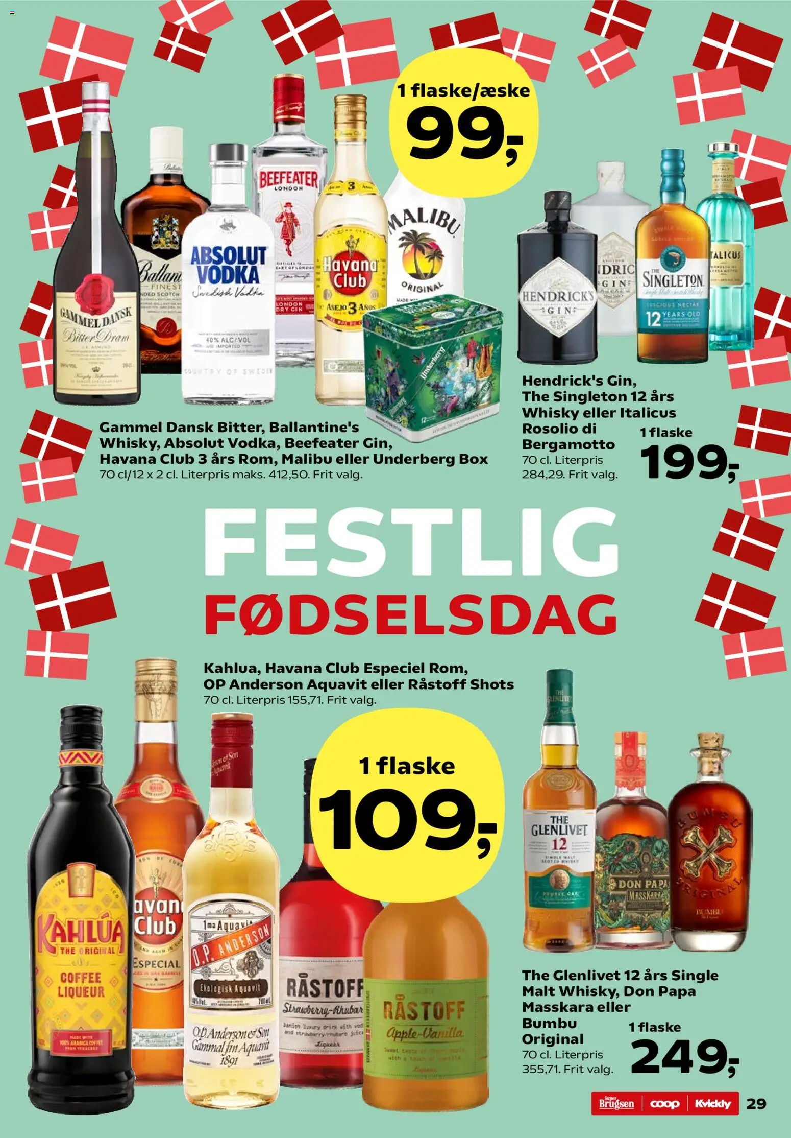 Kvickly tilbudsavis – gyldig fra 08.05.2026 | Side: 31 | Produkter: Gin, Vodka, Whisky