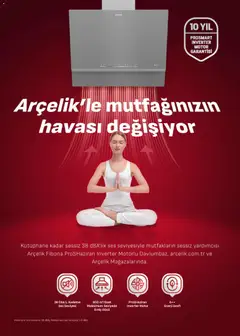 01.06.2026 tarihinden itibaren geçerli olan Arçelik kataloğu önizlemesi | Sayfa: 31 | Ürünler: Kütüphane, Ses